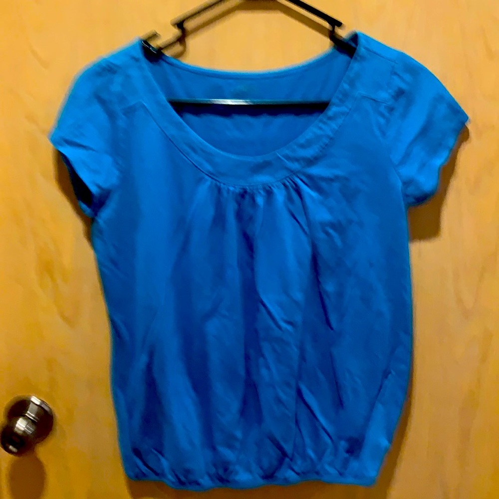 Blue laughed medium shirt